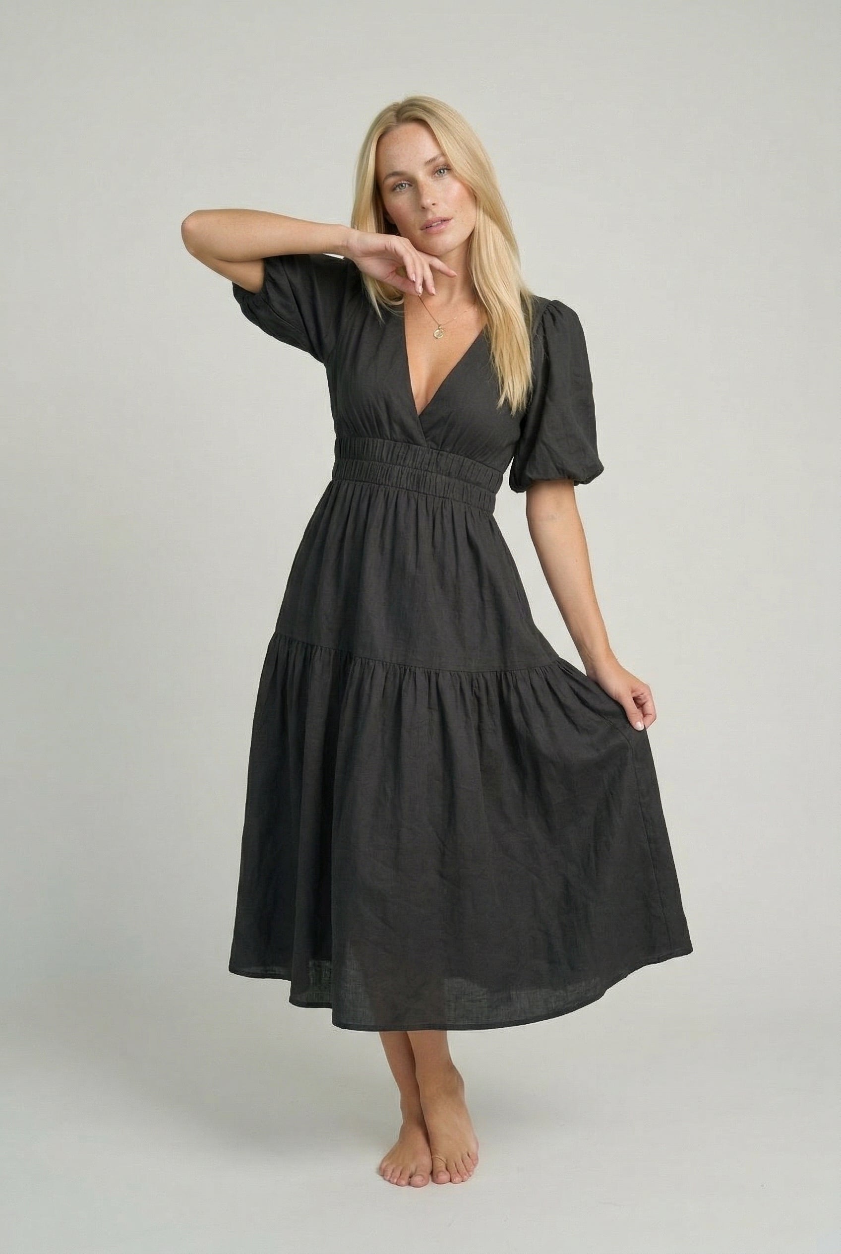 Bianca Surplice Dress