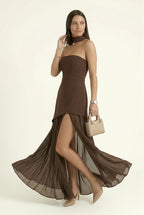 Luna Scarf-Neck Maxi