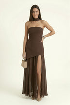 Luna Scarf-Neck Maxi