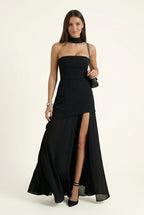 Luna Scarf-Neck Maxi