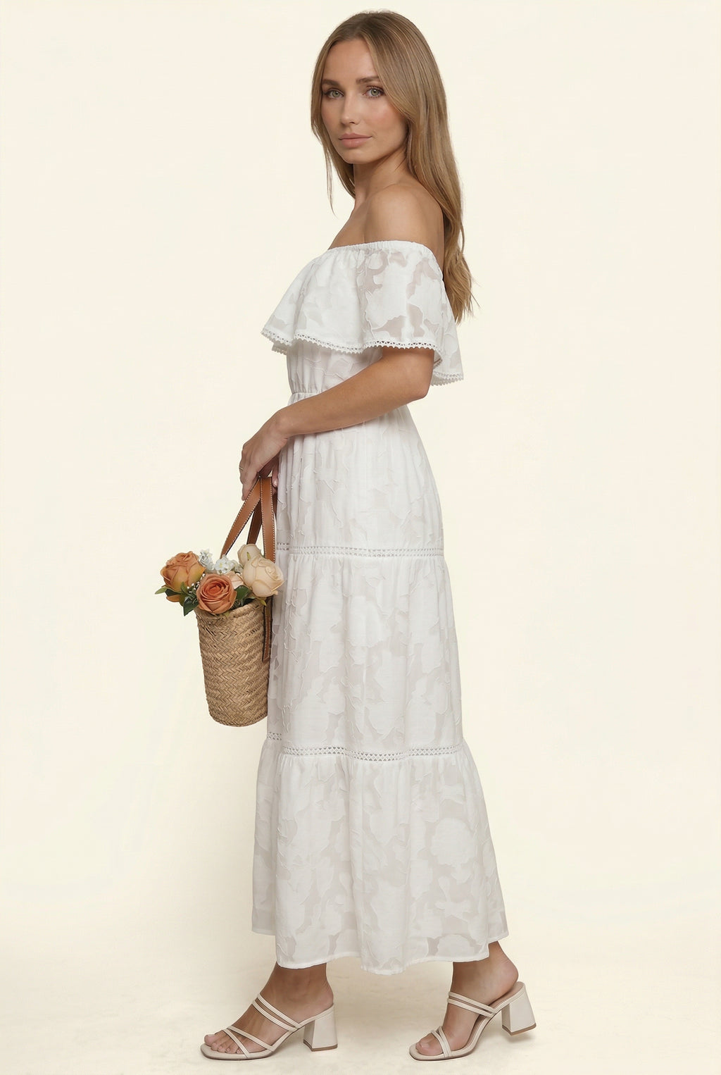 Arabella Off-Shoulder Maxi
