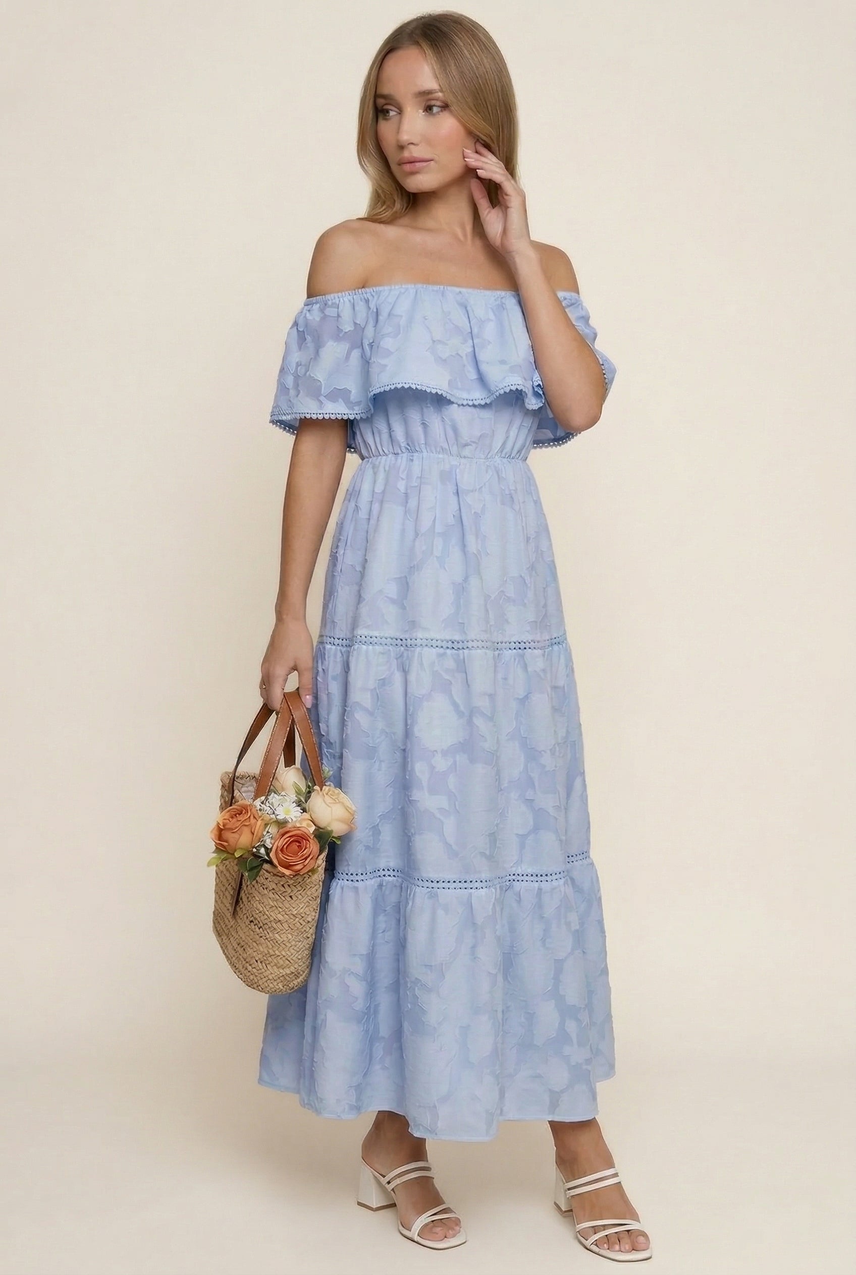 Arabella Off-Shoulder Maxi