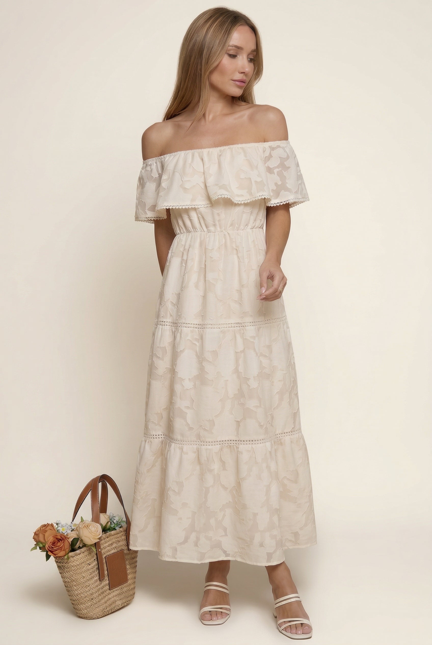 Arabella Off-Shoulder Maxi
